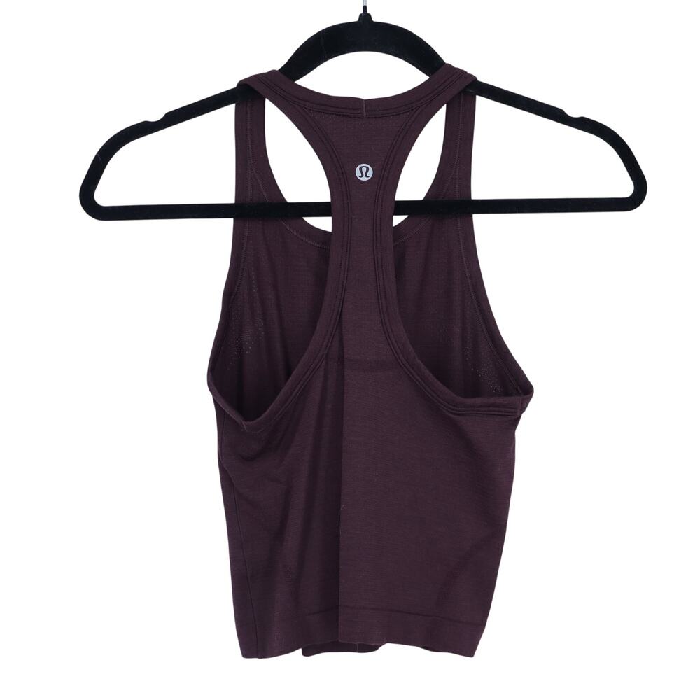 Lululemon Racerback 2.0 Swiftly Tech Tank Goodnight Plum Cropped Women's 4 - Picture 2 of 7